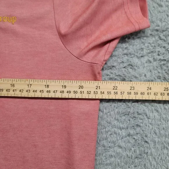 Travis Mathew Shirt Mens Large Red Logo Golf Outdoors Lightweight Casual Polo - Picture 11 of 12